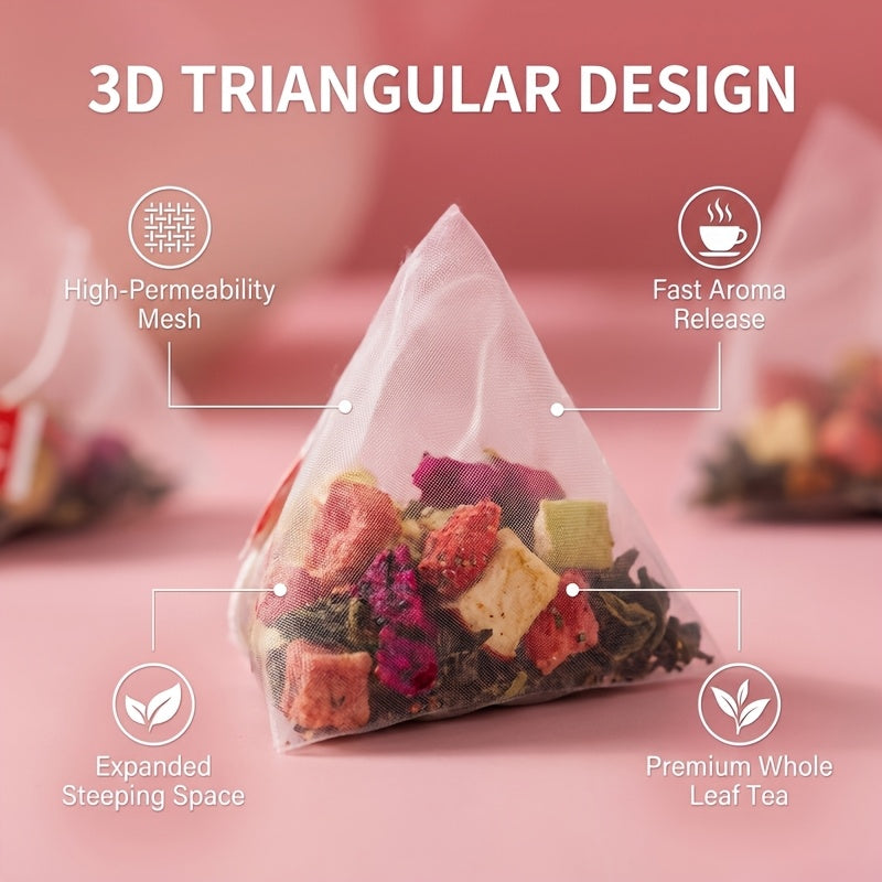 LVSEFOD Watermelon Oolong Tea 7.05 Oz (5G X 40 Packets) Apple, Strawberry, Dragon Fruit Oolong Tea Fruit Tea, Fruit Tea Bags, Convenient to Carry, Perfect Summer Companion, Individually Packaged, Suitable for Afternoon Tea, Caffeine-Free And Additive-Free