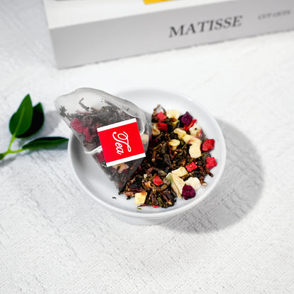 LVSEFOD Watermelon Oolong Tea 7.05 Oz (5G X 40 Packets) Apple, Strawberry, Dragon Fruit Oolong Tea Fruit Tea, Fruit Tea Bags, Convenient to Carry, Perfect Summer Companion, Individually Packaged, Suitable for Afternoon Tea, Caffeine-Free And Additive-Free