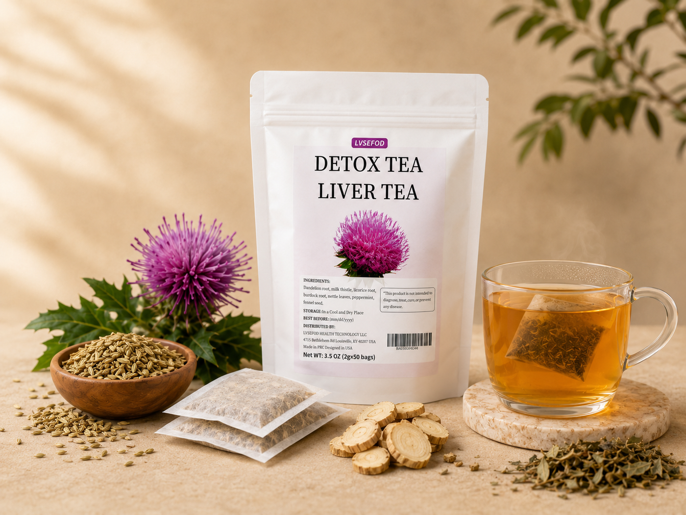 LVSEFOD Detox Tea / Liver Tea