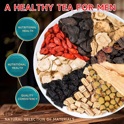 LVSEFOD  Tea Formula Ginseng Five Treasure Tea Combination Scented Tea Eight Treasure Tea Red Date Wolfberry Tea Men's Tea Health Tea Mulberry Herbal Formula Health Tea 30bags Organic
